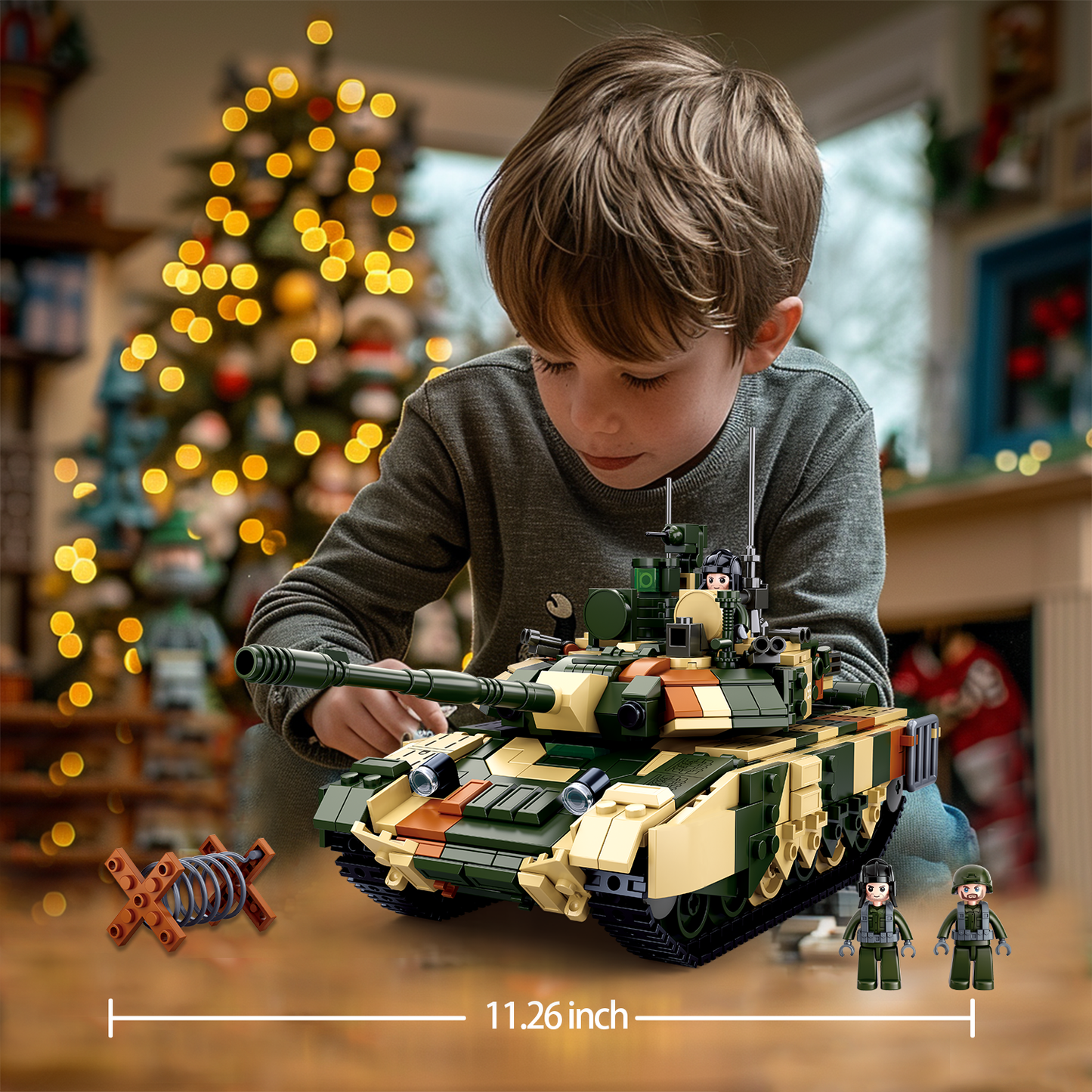 T90MS Army Panzer-Bausatz, 758 Teile