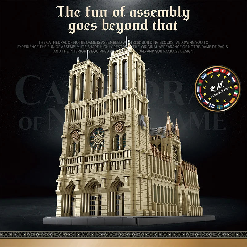 Reobrix 66016 Architecture Notre-Dame de Paris Building Set