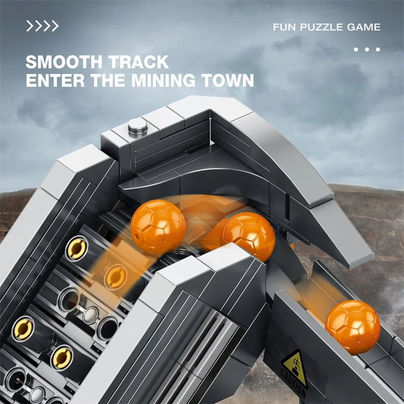 Reobrix 22023 Electric Mining Machine Building Set with Dual Motors and GBC Balls