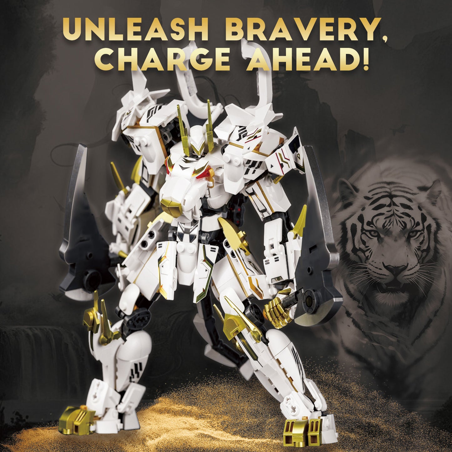 Destroy Warrior Mech SetM, 679 Teile