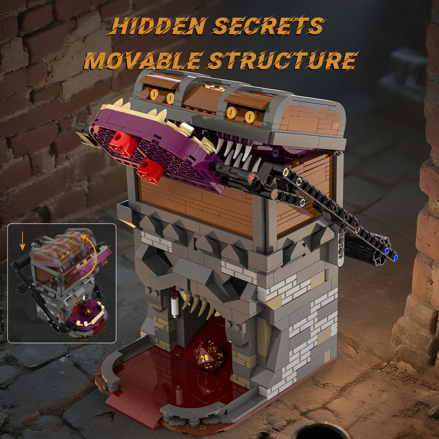 Xbert 66188 Dangers & Dragons Dice Treasure Chest