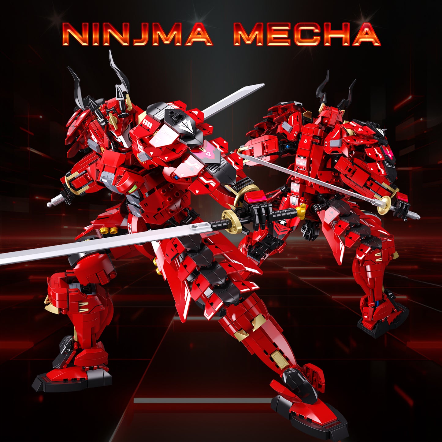 Samurai-Krieger-Mech-Bausatz