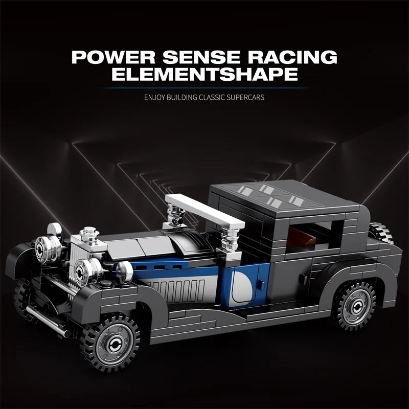 Reobrix 814 Bugatti Type 41 Royale Toy Car Building Set