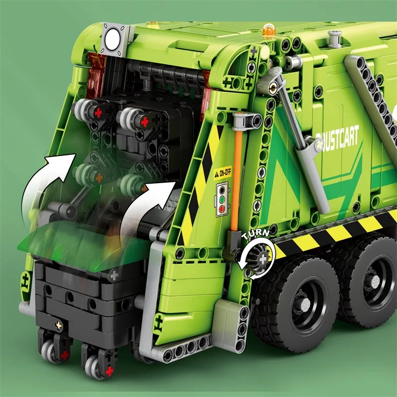 Reobrix 22022 Garbage Truck Building Set