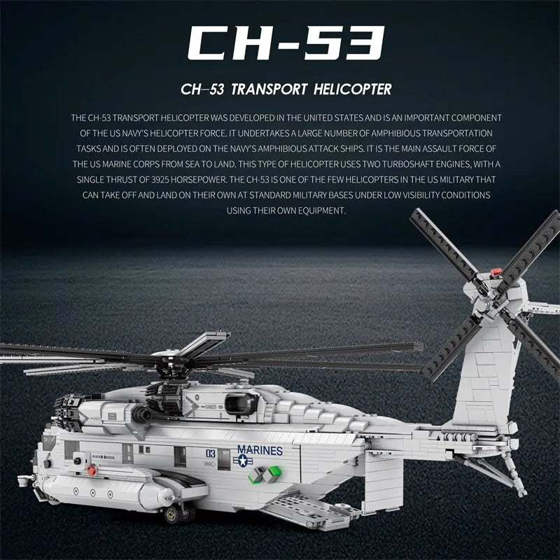 Reobrix 33037 CH-53 Helicopter Building Set