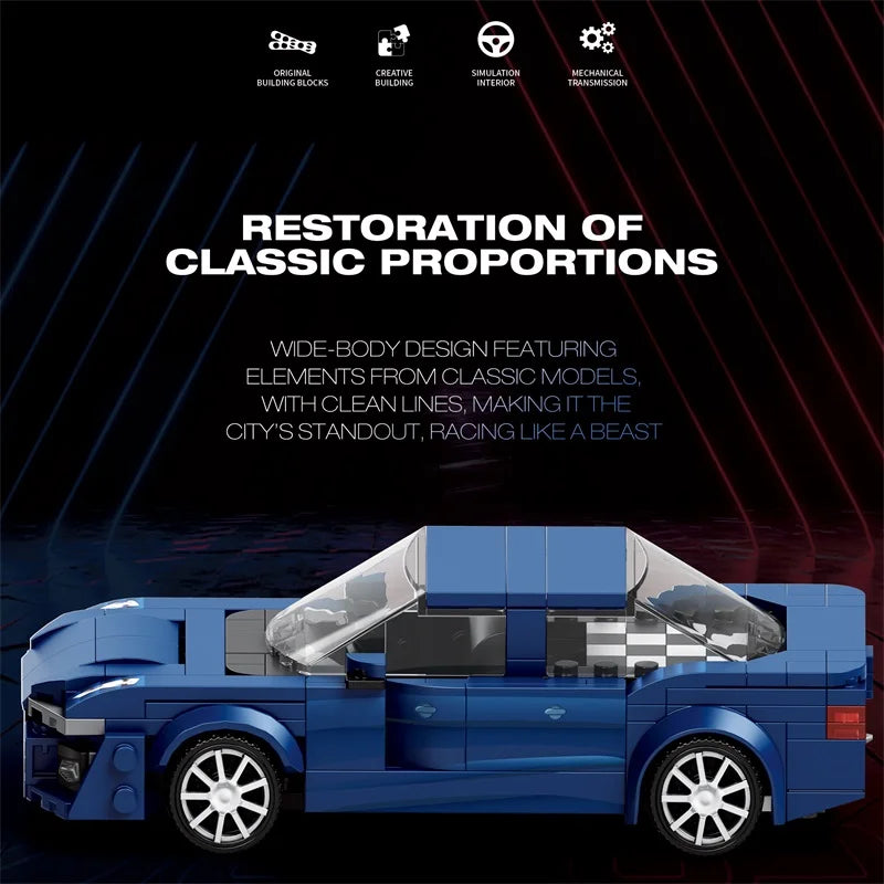 Reobrix 822 Audi A6 Toy Car Building Set