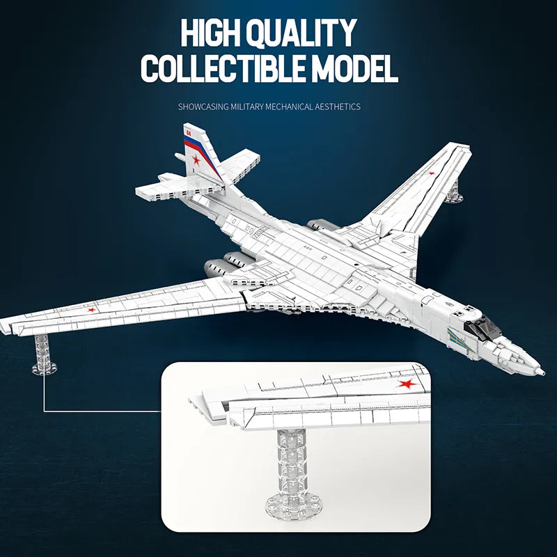 Reobrix 33036 TU-160 Bomber Plane Building Set