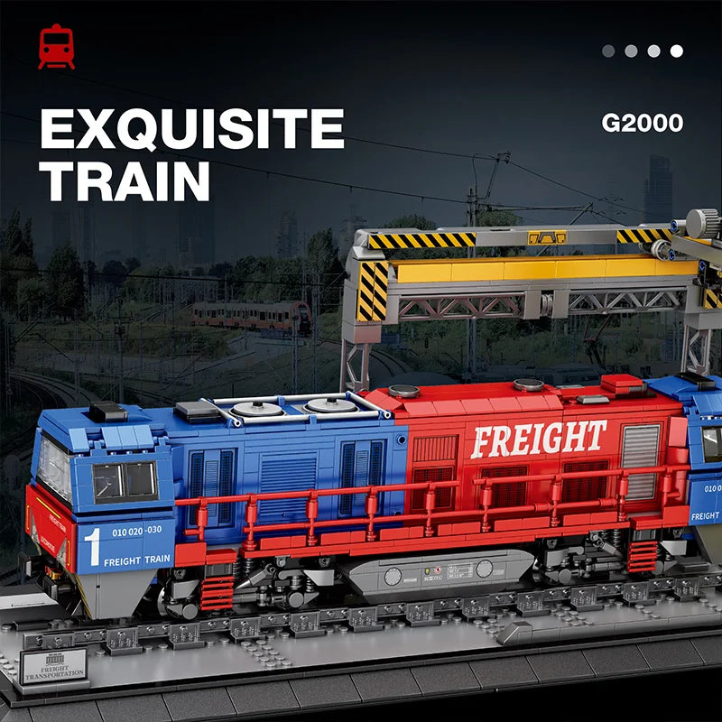 Reobrix 66021 Freight Locomotive Building Set