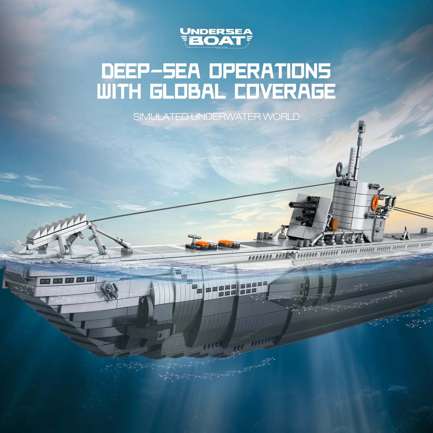 Reobrix 33050 U-Boat Submarine Building Set