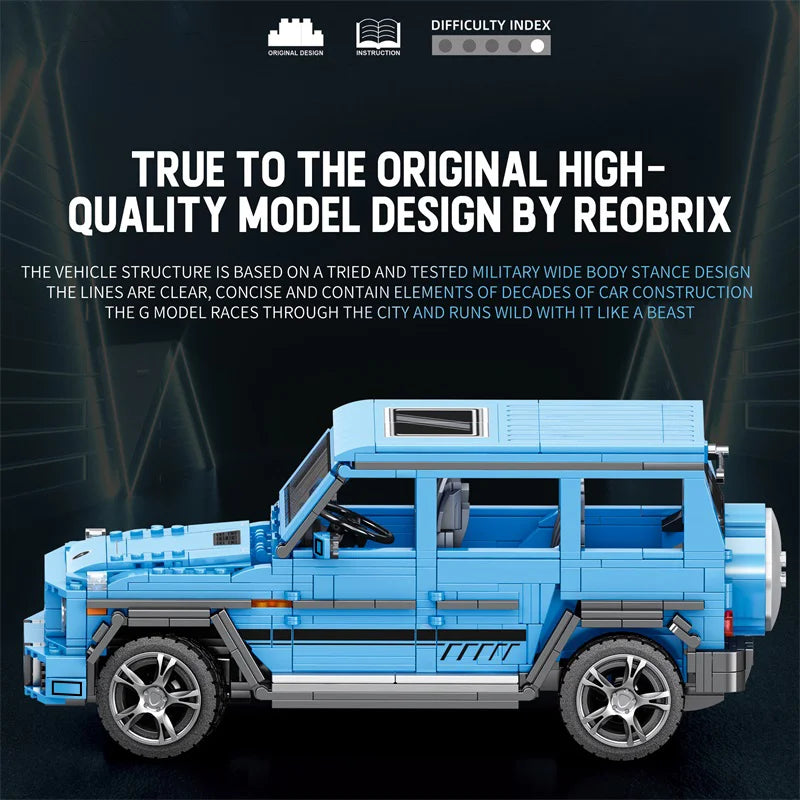 Reobrix 11032 Benz G-Class Toy Car Building Blocks