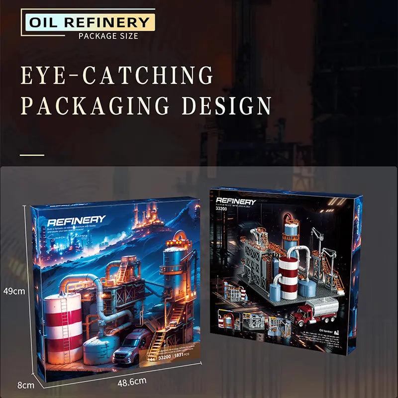 BAKA 33200 Refinery Building Set