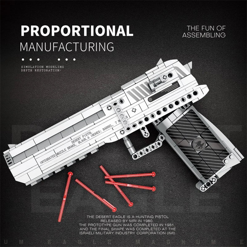 Reobrix 77001 Desert Eagle Model Building Kit