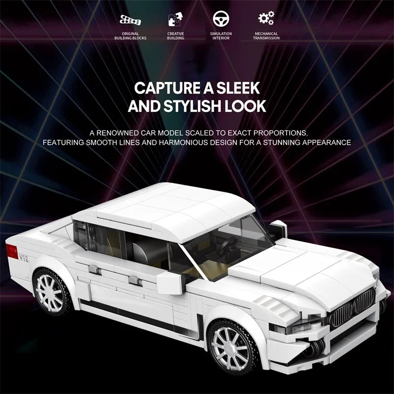 Reobrix 819 BMW M760 1:24 Scale Model Car Building Set