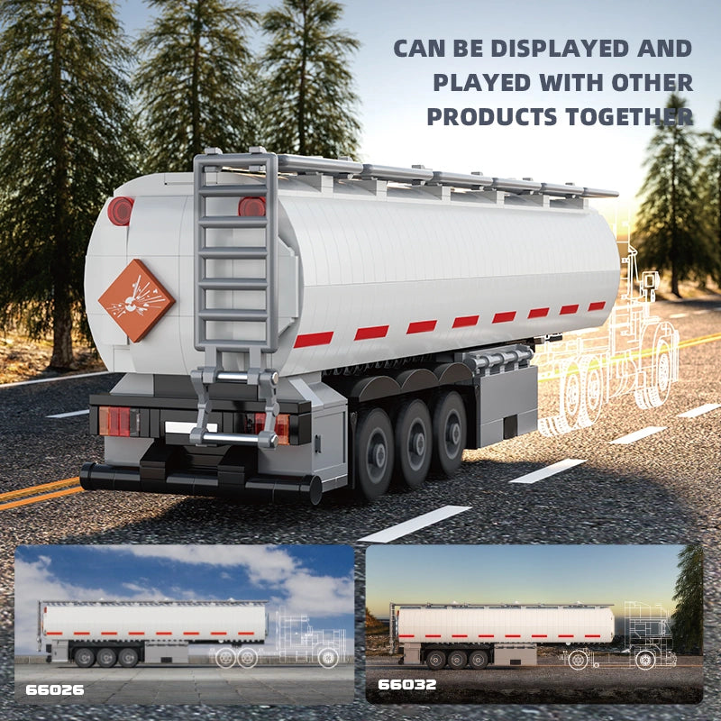Xbert 66033 Fuel Tank Trailer Building Set