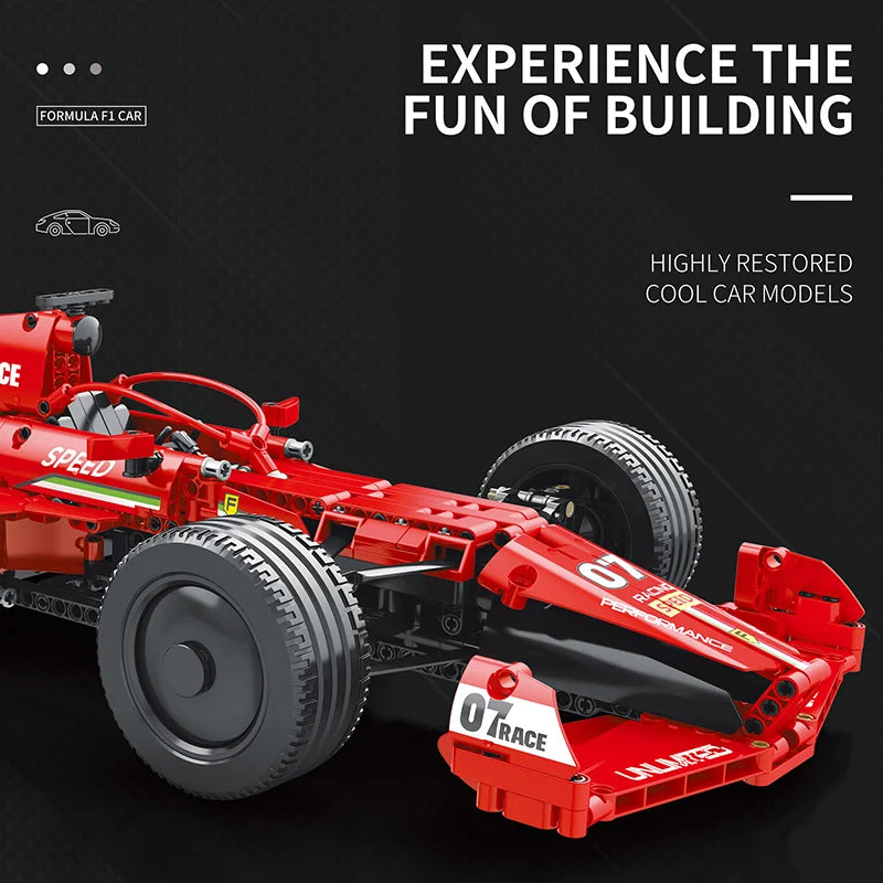 Reobrix 11007 Ferrari F1 Toy Car Building Blocks