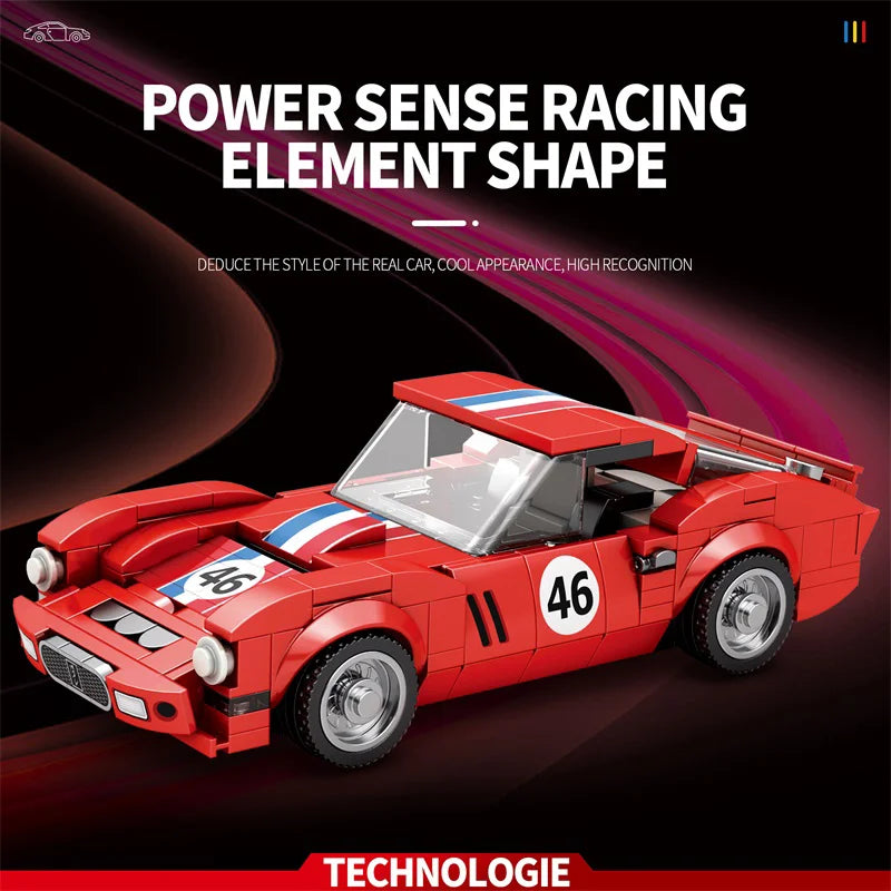 Reobrix 813 Ferrari 250 GTO Toy Car Building Set