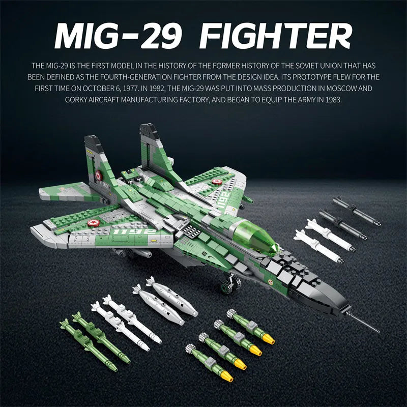 Reobrix 33024 MIG-29 Fighter Jet Building Sets