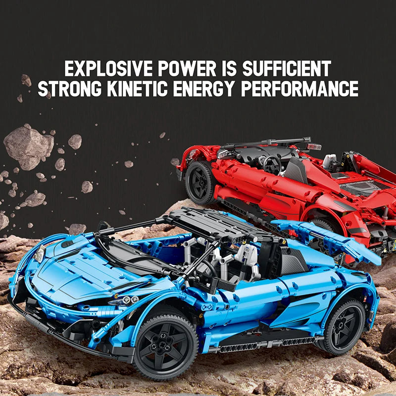 Reobrix McLaren 675LT Toy Car Building Set