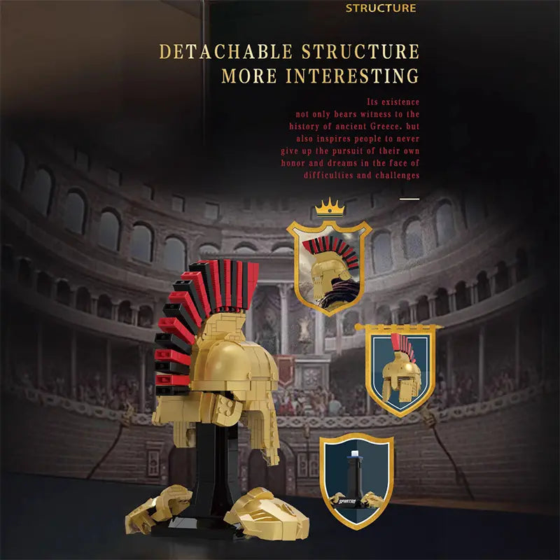 BAKA 33900 Spartan Helmet Building Set