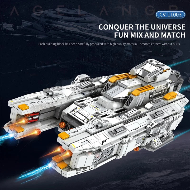 Reobrix 788 Escort Ship Building Blocks Set