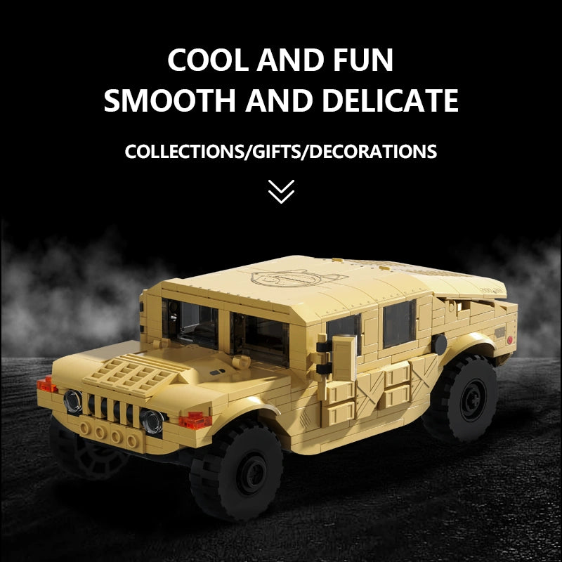 Xbert 66005 Military Vehicle H1 Car Model Building Set