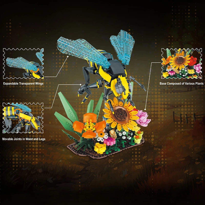 Xbert 66107 Flower and Bee Building Set