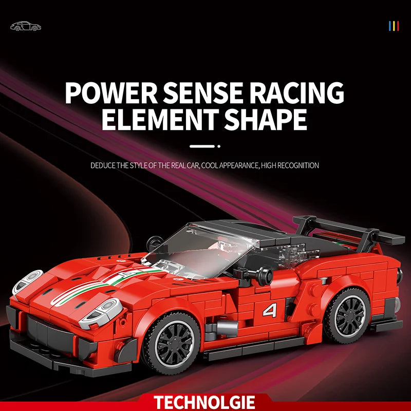 Reobrix 676 Ferrari 599XX EVO Toy Car Building Set