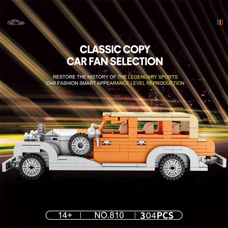 Reobrix 810 Rolls-Royce Phantom Toy Car Building Set