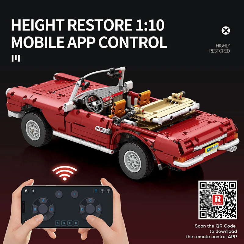 Reobrix 11005 Benz 280SL Toy Car Building Blocks