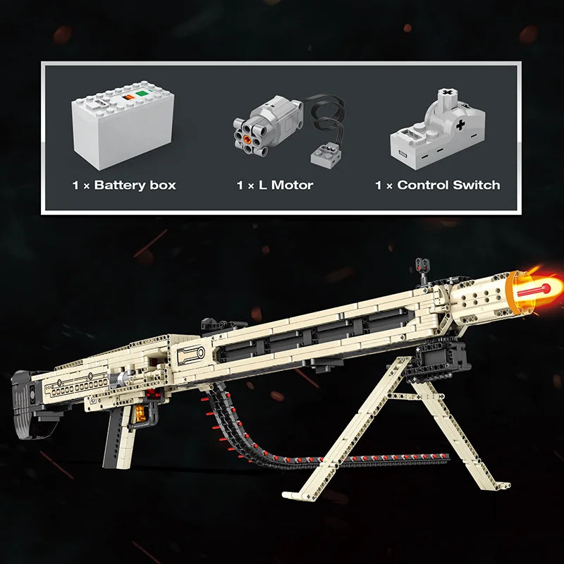 Reobrix 77006 MG-42 Building Set with Automatic Shooting
