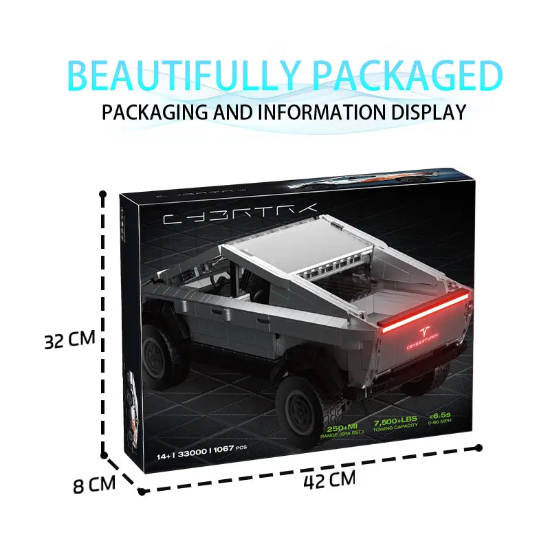 BAKA 33000 Cyber Truck Building Set