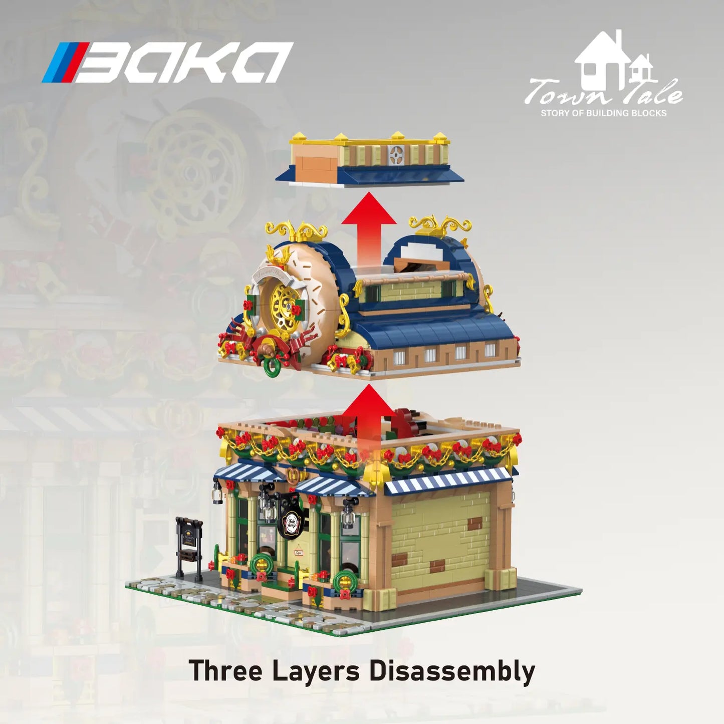 BAKA 33202 Doughnut Workshop Building Set