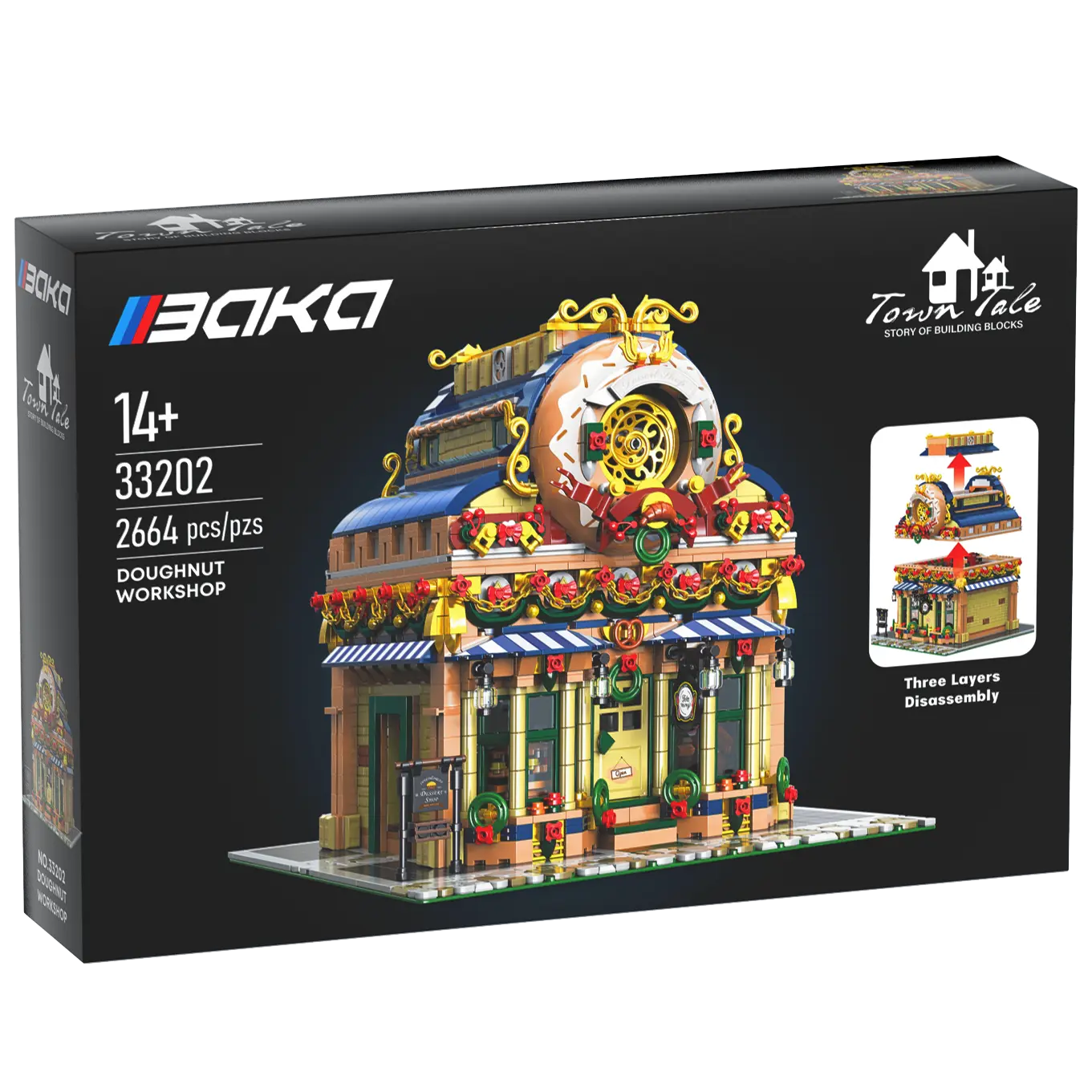 BAKA 33202 Doughnut Workshop Building Set