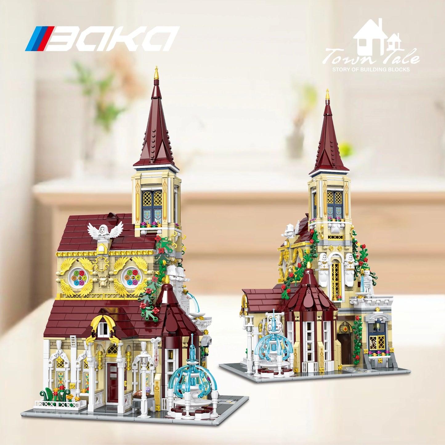 BAKA 33203 Rose Abbey Building Set