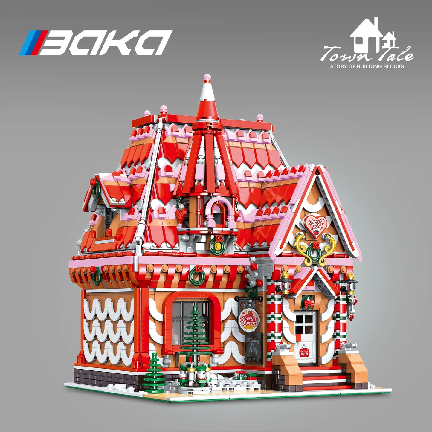 BAKA 33204 Strawberry House Building Set