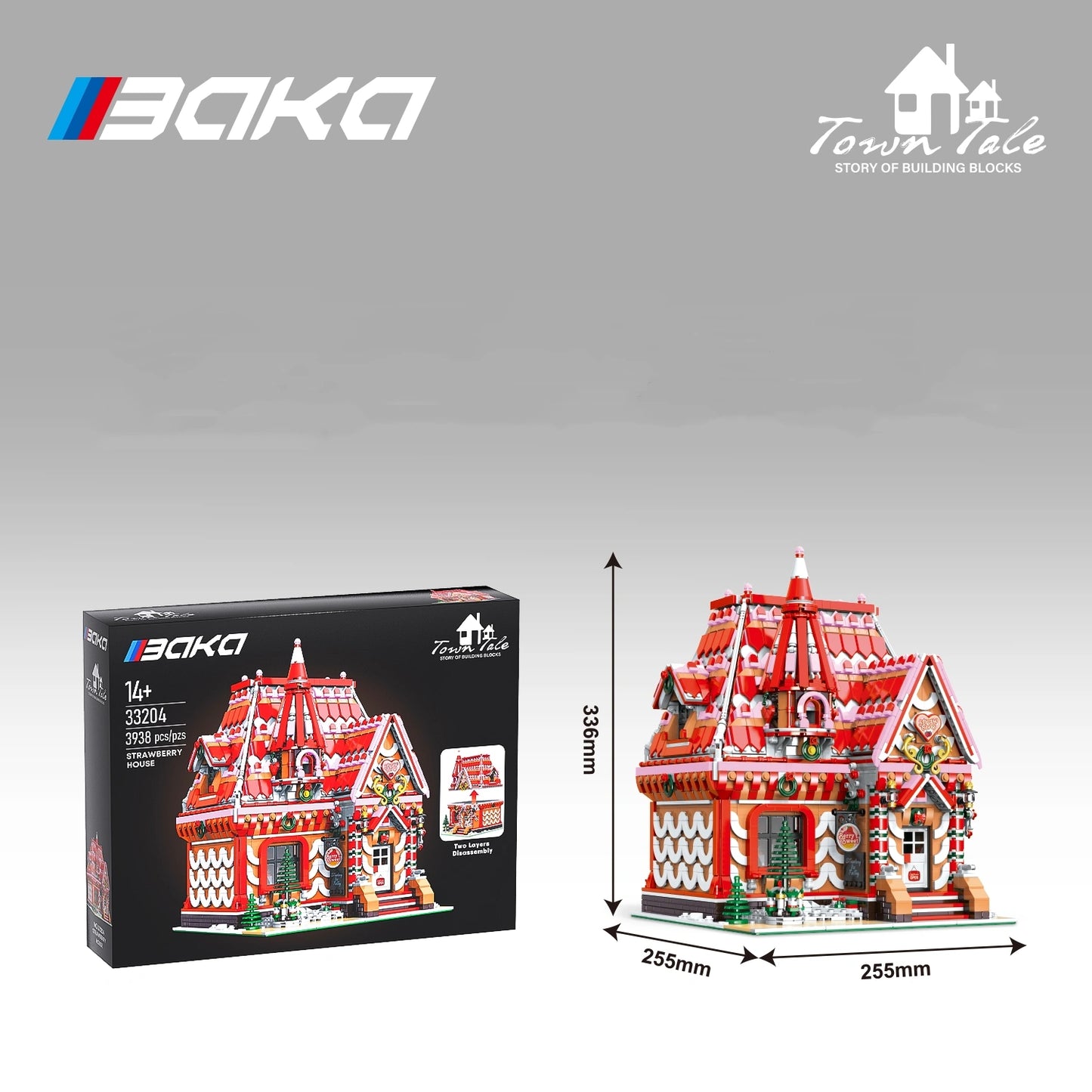 BAKA 33204 Strawberry House Building Set