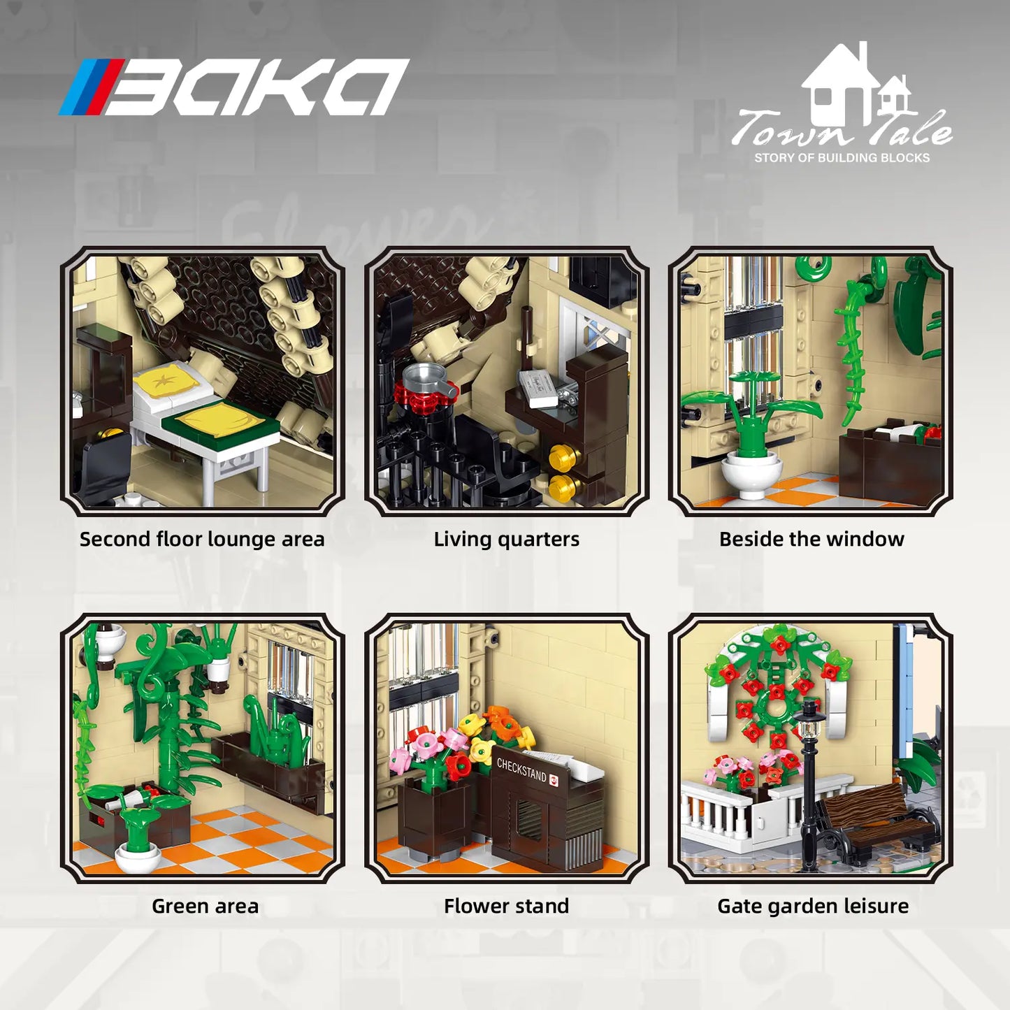 BAKA 33206 Florist Building Set