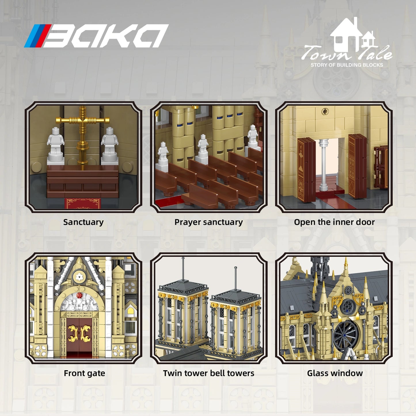 BAKA 33213 Norte Dame De Paris Building Set