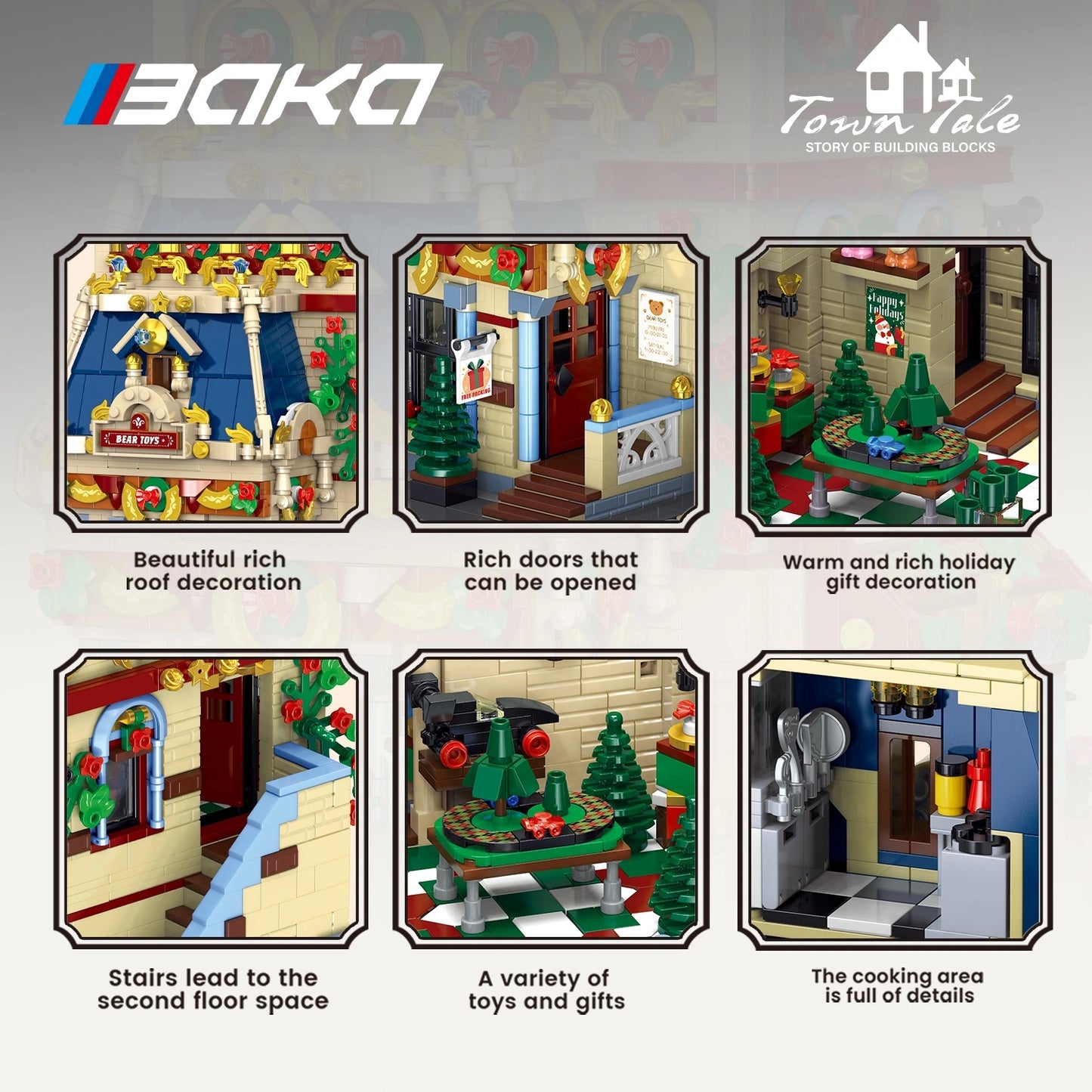 BAKA 33230 Bear Toystore Building Set