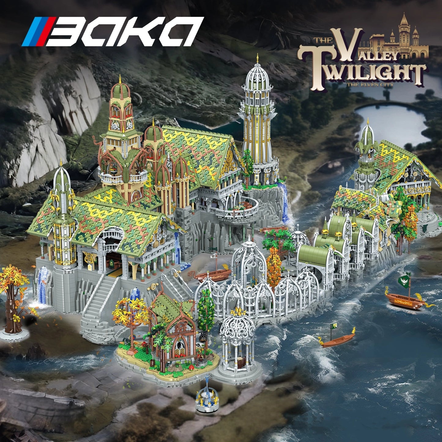 BAKA 33237 The Hall of Waterfront Building Set