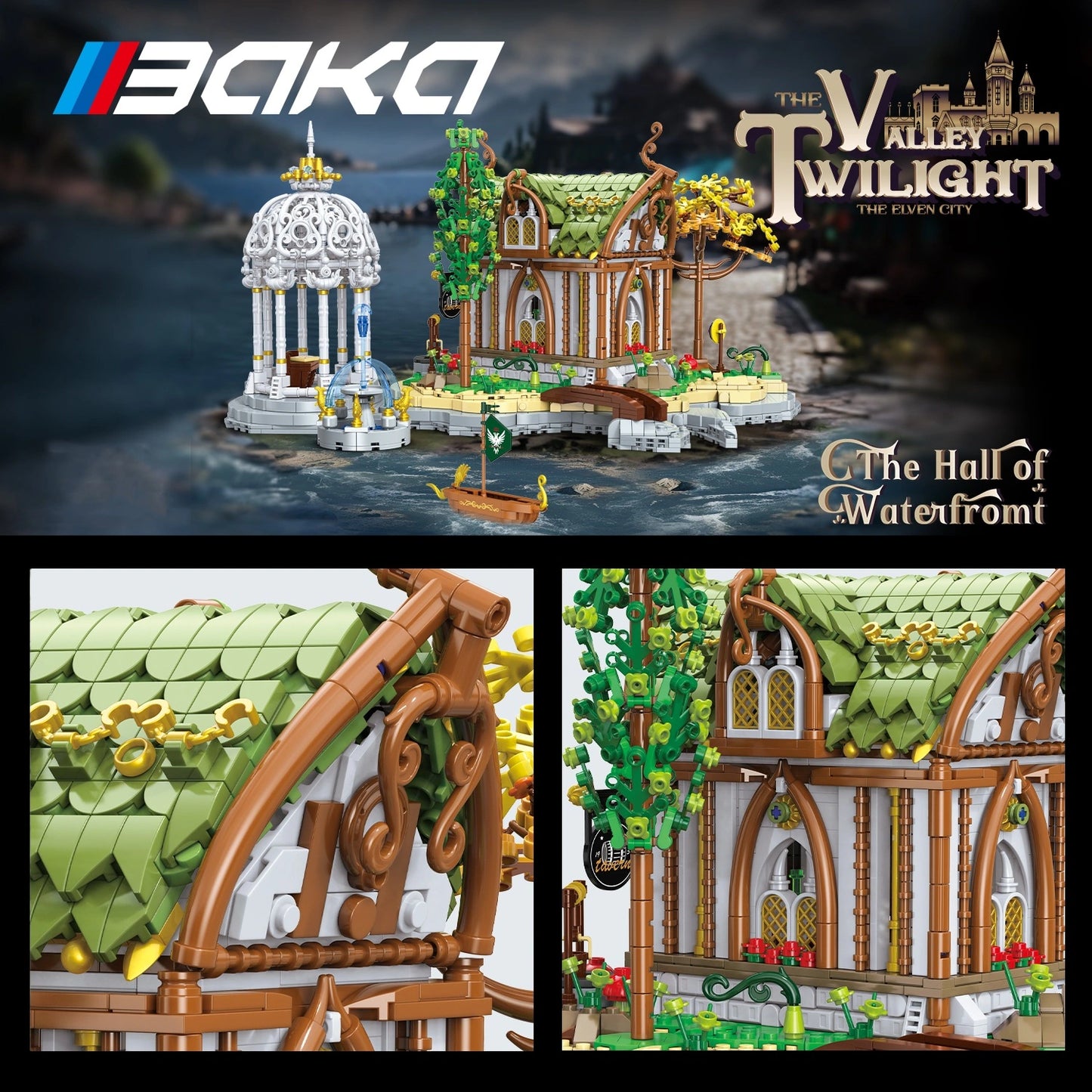 BAKA 33238 The Elven Tavern Building Set