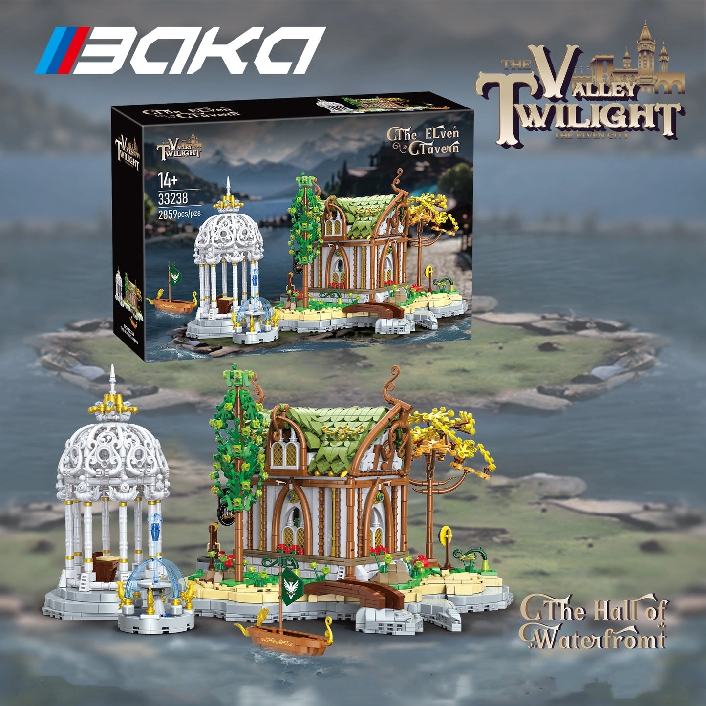 BAKA 33238 The Elven Tavern Building Set
