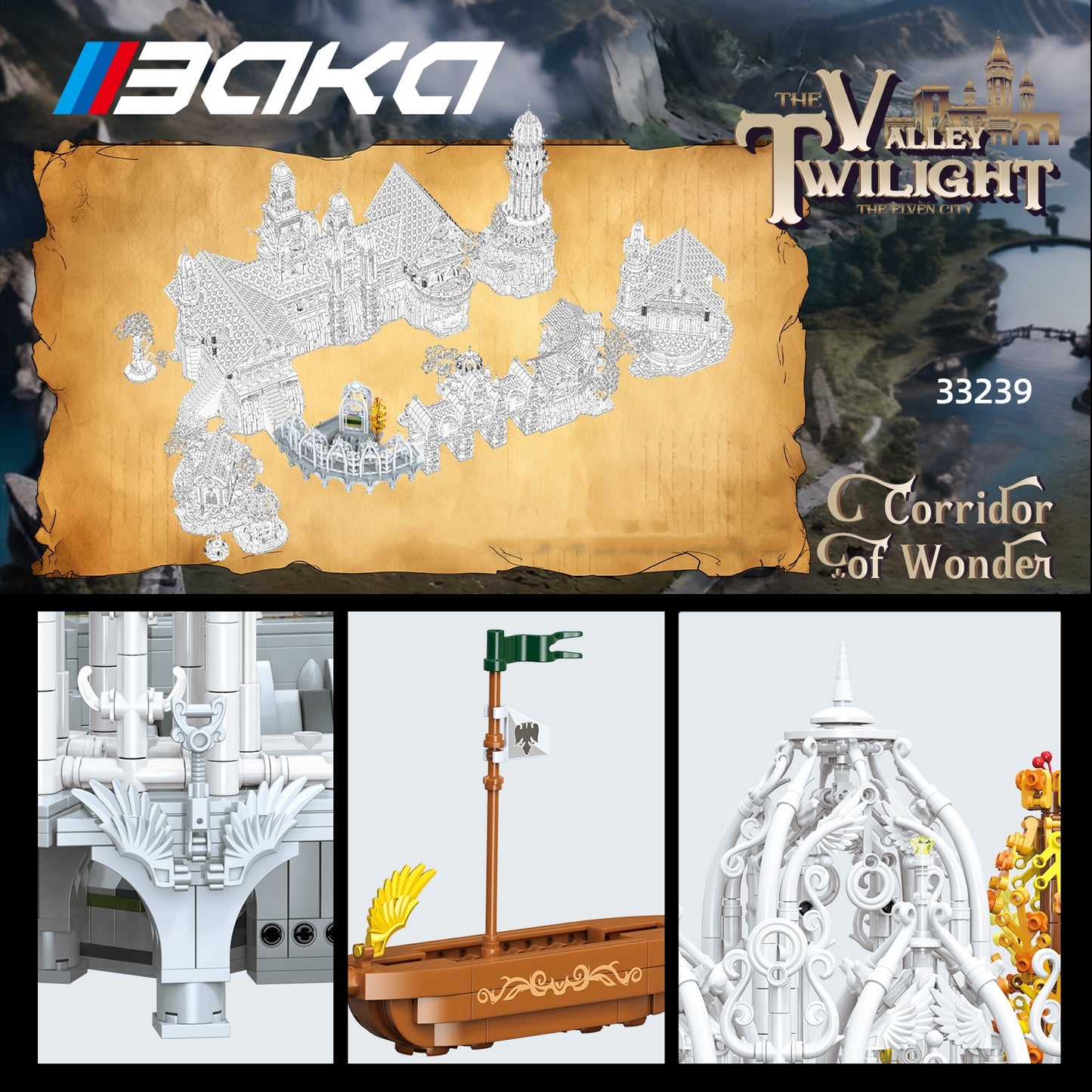 BAKA 33239 Corridor of Wonder Building Set