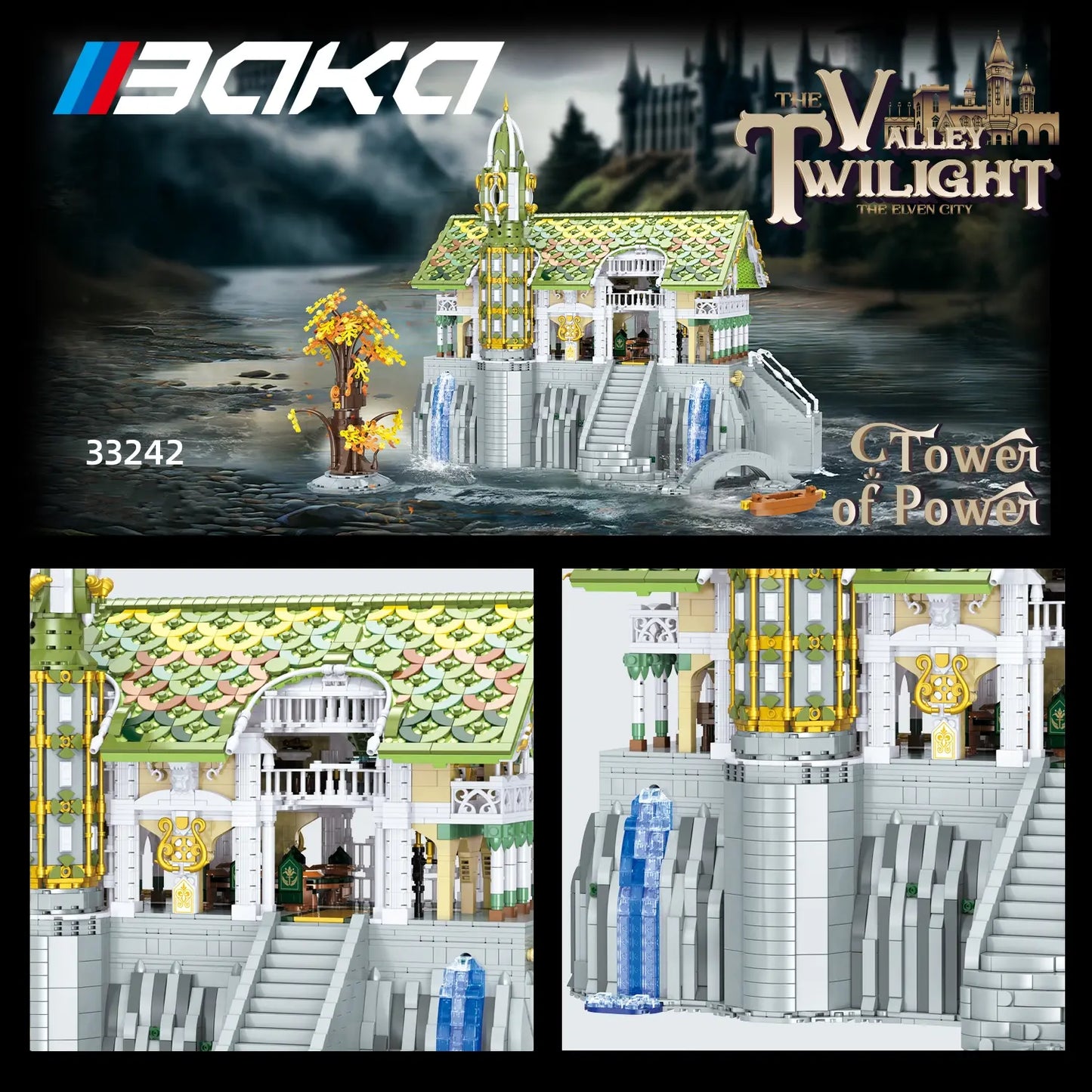 BAKA 33242 Tower of Power Building Set