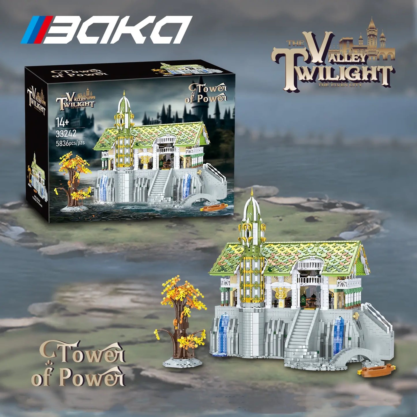 BAKA 33242 Tower of Power Building Set