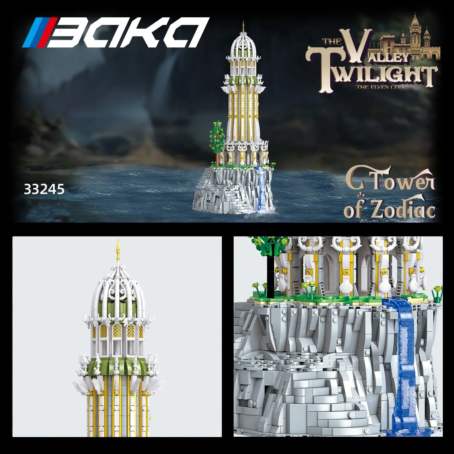 BAKA 33245 Tower of Zodiac Building Set