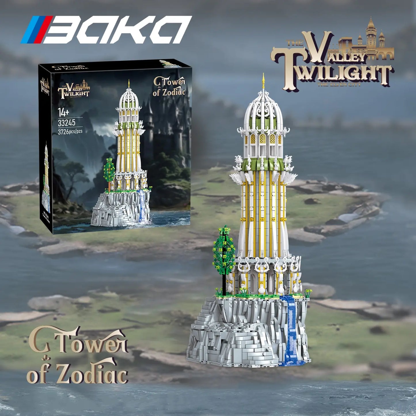 BAKA 33245 Tower of Zodiac Building Set