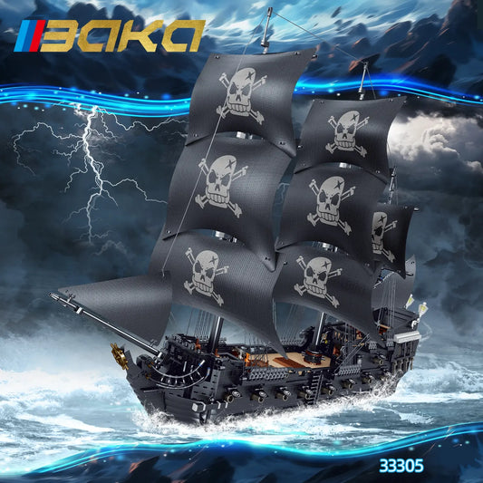 BAKA 33305 Blackhawk Pirate Ship Building Set