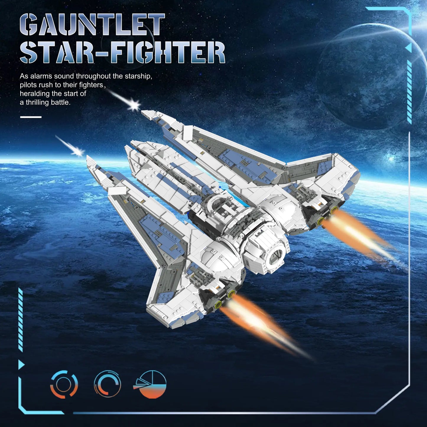 BAKA 33918 Star-Fighter Building Set