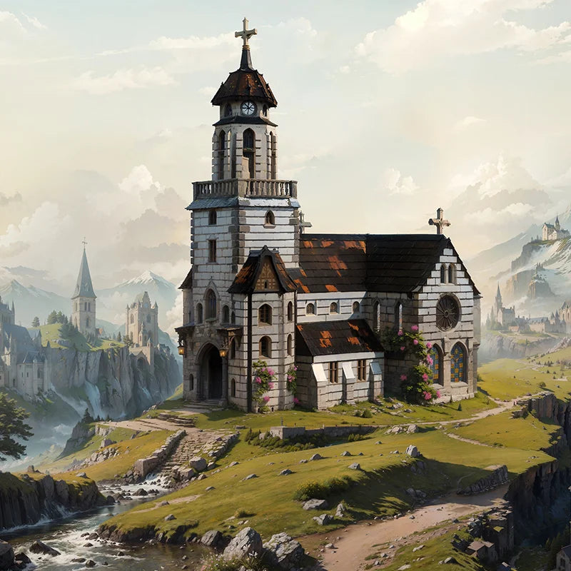 BAKA 33925 Medieval Church